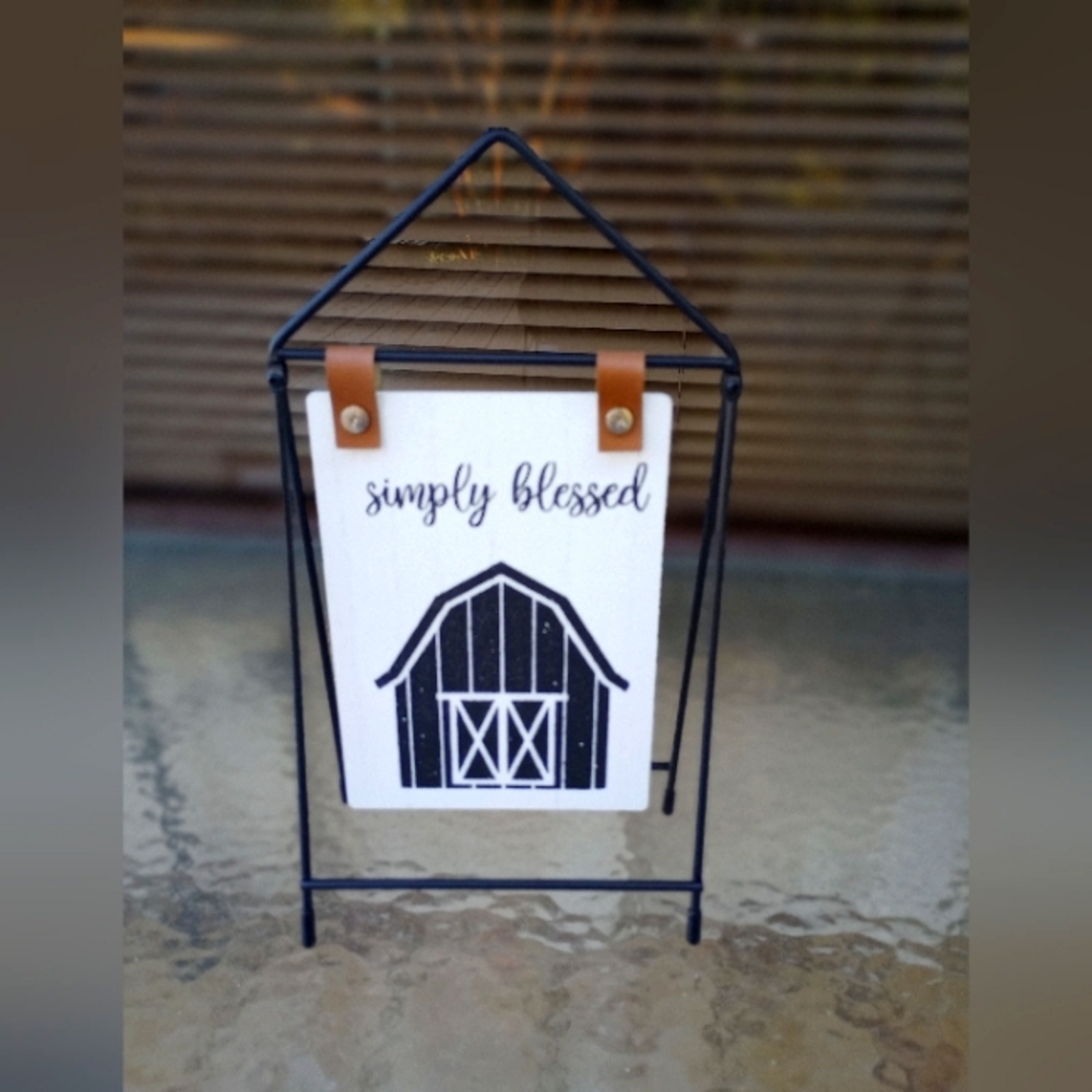 Double Sided A Frame Sign Decor